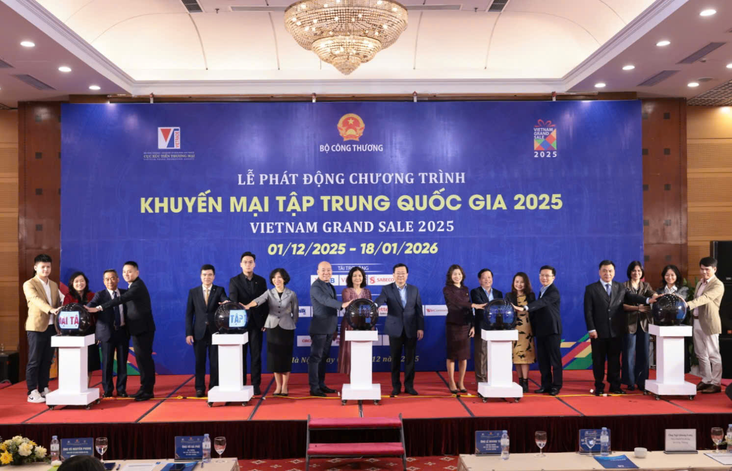 Bộ Công Thương triển khai “Vietnam Grand Sale 2026”: Mức giảm giá tối đa lên tới 100%