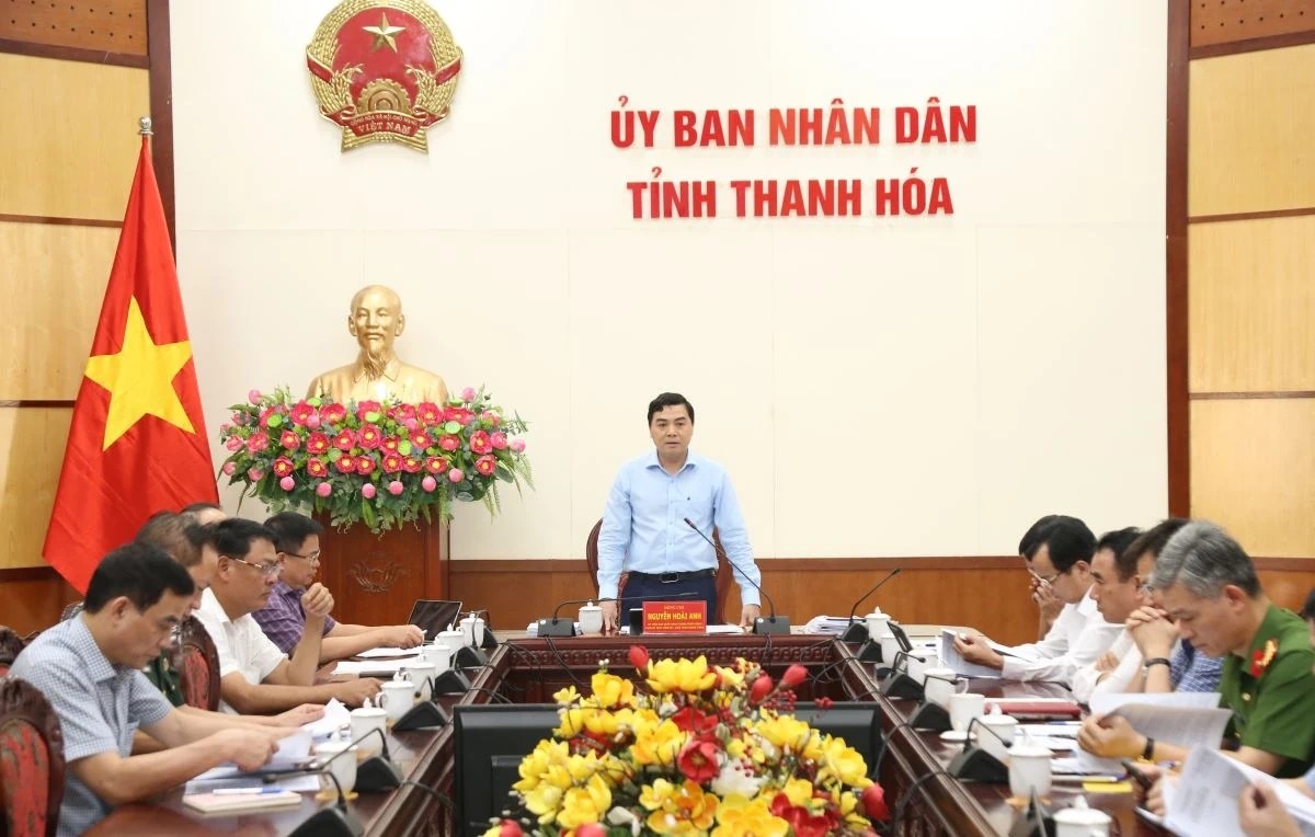 phi&ecirc;n họp của Tổ C&ocirc;ng t&aacute;c li&ecirc;n ng&agrave;nh diễn ra chiều nay, 25/5.