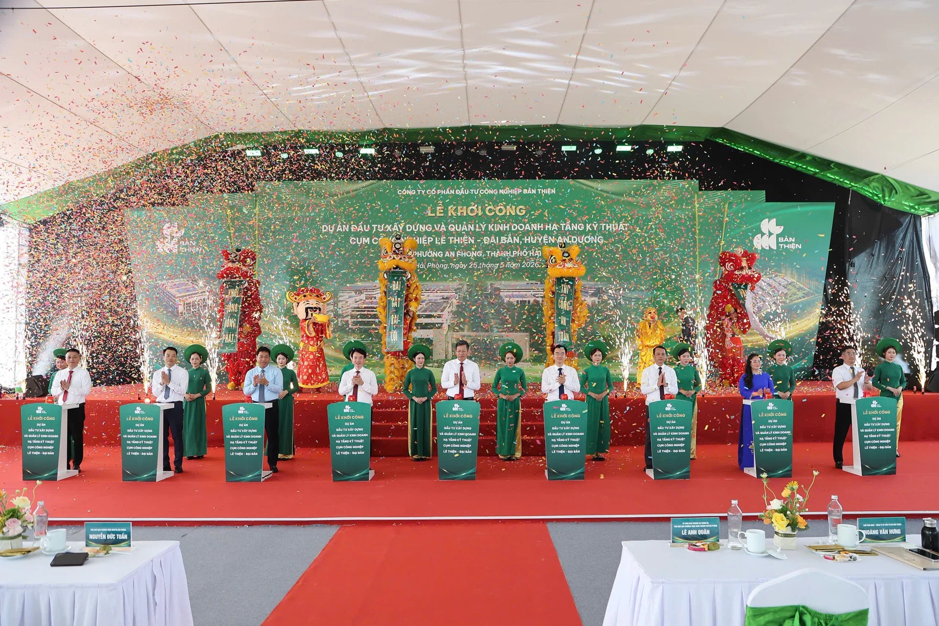 Hải Phòng khởi công Cụm công nghiệp Lê Thiện - Đại Bản hơn 1.000 tỷ đồng