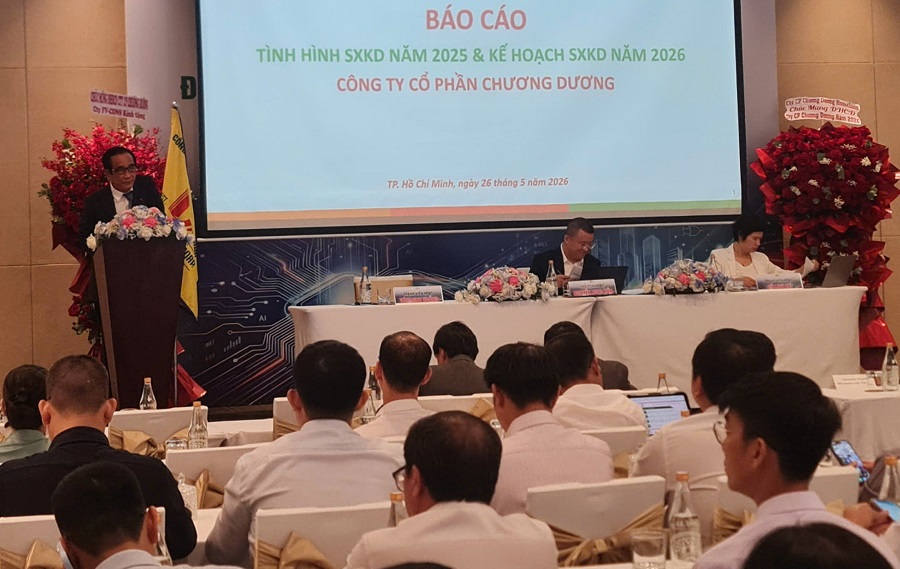 Công ty CP Chương Dương đăt mục tiêu tăng lợi nhuận 273% trong năm 2026
