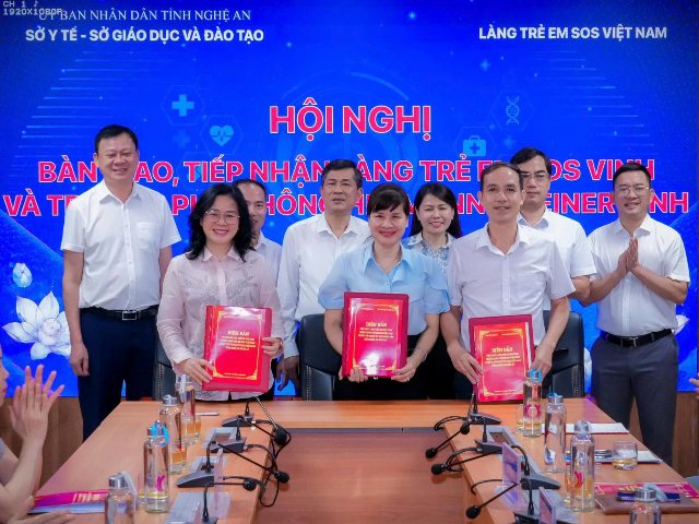 Nghệ An tiếp nhận toàn diện Làng trẻ em SOS Vinh và Trường Hermann Gmeiner Vinh