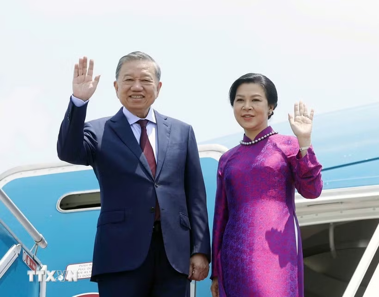 Tổng Bí thư, Chủ tịch nước Tô Lâm và Phu nhân lên đường thăm chính thức Thái Lan