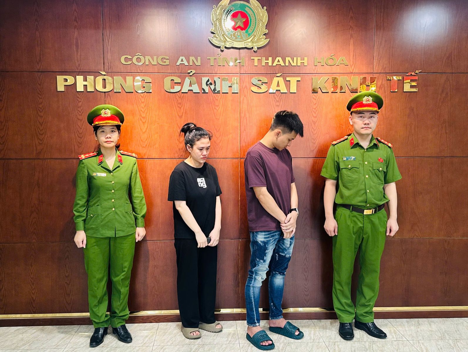 Công an Thanh Hóa khởi tố bị can với 2 đối tượng về tội "Xâm phạm quyền sở hữu công nghiệp"