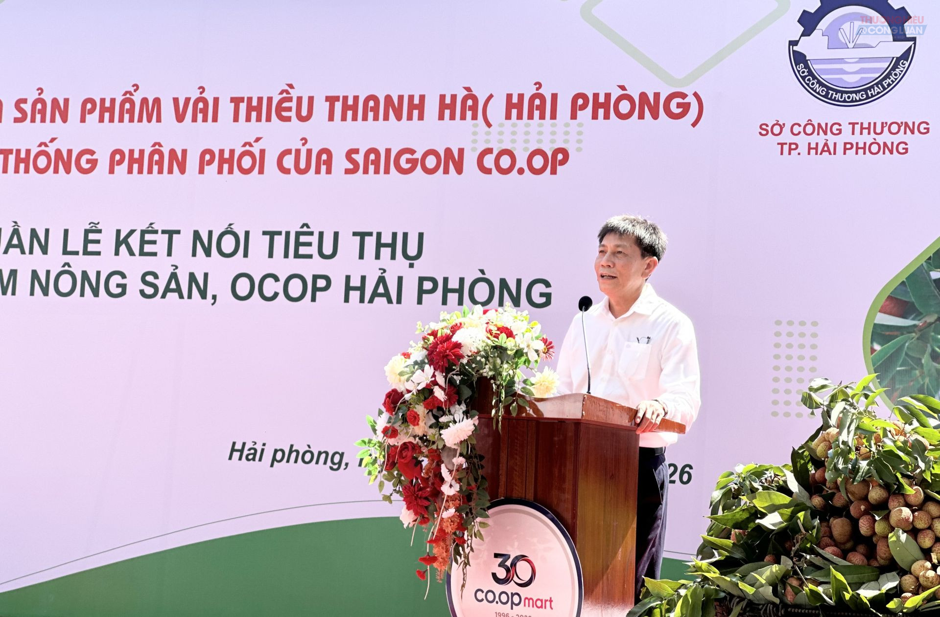 &Ocirc;ng Dương Minh Quang &ndash; Ph&oacute; Tổng Gi&aacute;m đốc Saigon Co.op ph&aacute;t biểu tại lễ khởi h&agrave;nh ng&agrave;y 27/5/2026.