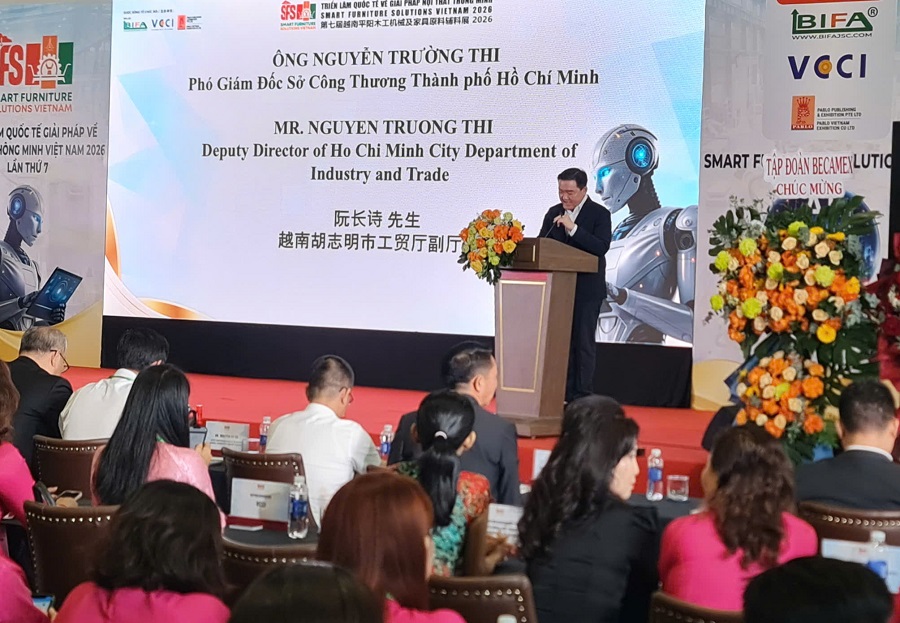 Triển l&atilde;m Quốc tế Giải ph&aacute;p Nội thất Th&ocirc;ng minh SFS 2026 dự kiến sẽ ch&agrave;o đ&oacute;n hơn 10.000 lượt kh&aacute;ch tham quan chuy&ecirc;n ng&agrave;nh