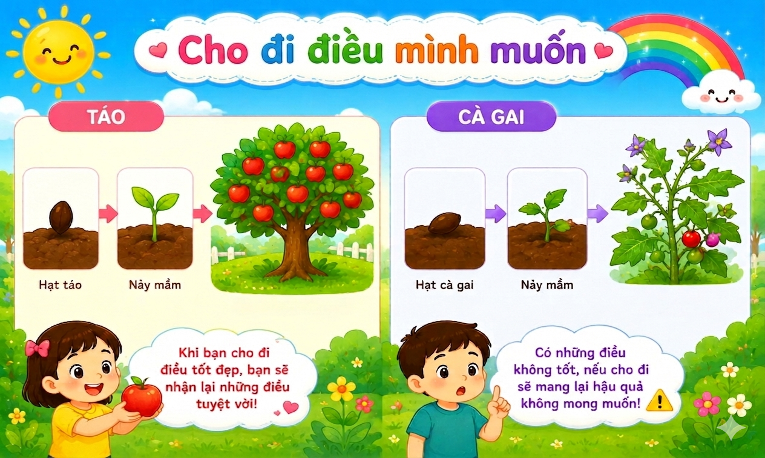 Đây không chỉ là những lời dặn dò, đó còn là những bài học quý giá về lòng biết ơn, cách kiểm soát cảm xúc và sống tử tế, biết cho đi những điều tốt đẹp trong cuộc sống Đây không chỉ là những lời dặn dò, đó còn là những bài học quý giá về lòng biết ơn, cách kiểm soát cảm xúc và sống tử tế, biết cho đi những điều tốt đẹp trong cuộc sống
