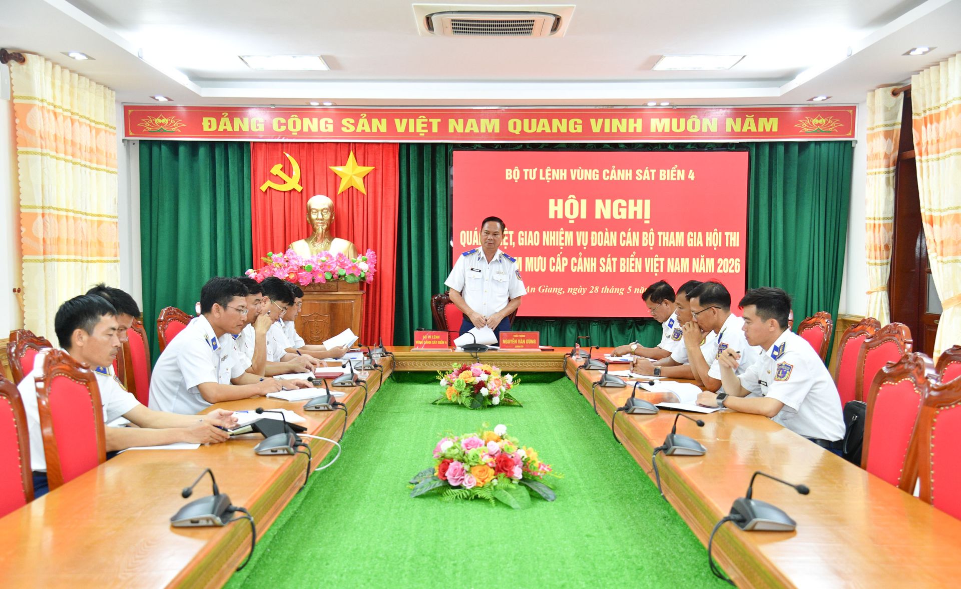 Bộ Tư lệnh Vùng Cảnh sát biển 4 chuẩn bị tốt cho Hội thi cán bộ ngành Tham mưu Cảnh sát biển năm 2026.