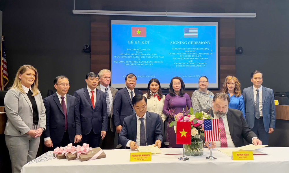Bắc Ninh thúc đẩy hợp tác M88bet không chặn - thương mại với thành phố Canby (Hoa Kỳ)