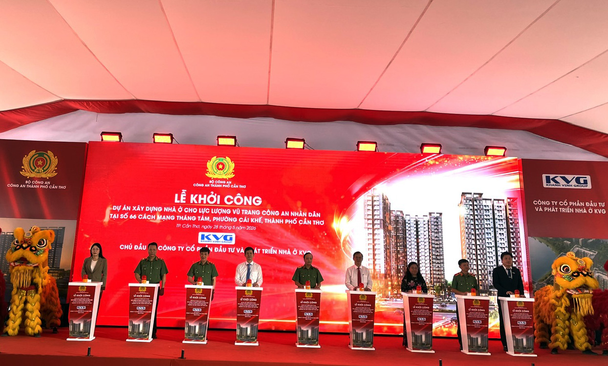 Nghi tthức Lễ khởi công xây dựng nhà ở cho lực lượng vũ trang Công an nhân dân TP. Cần Thơ Nghi tthức Lễ khởi công xây dựng nhà ở cho lực lượng vũ trang Công an nhân dân TP. Cần Thơ