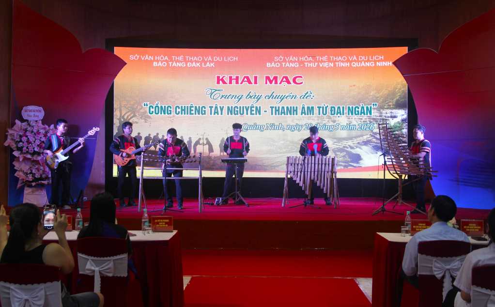 Triển lãm "Cồng chiêng Tây Nguyên - Thanh âm từ đại ngàn"