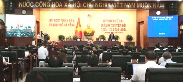 Kỳ họp thứ 2 (kỳ họp chuy&ecirc;n đề) HĐND TP. Đ&agrave; Nẵng kh&oacute;a XI khai mạc ng&agrave;y 29/5.