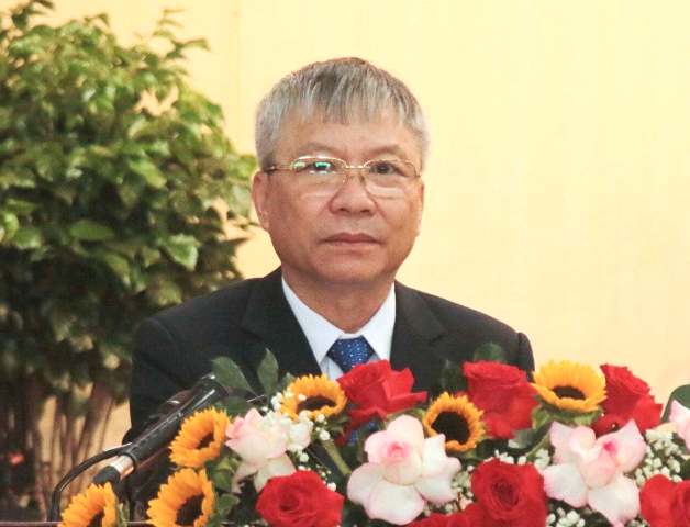 Chủ tịch HĐND TP. Đ&agrave; Nẵng Nguyễn Đức Dũng ph&aacute;t biểu khai mạc.