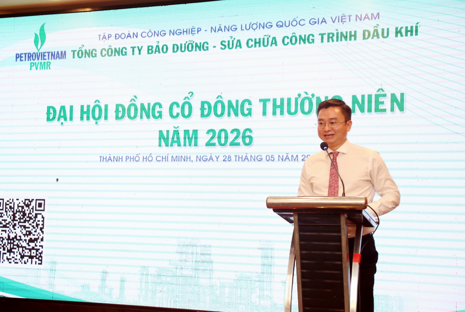 &Ocirc;ng Nguyễn T&acirc;n Vinh khẳng định sẽ c&ugrave;ng HĐQT v&agrave; Ban điều h&agrave;nh ph&aacute;t huy tinh thần đo&agrave;n kết, đổi mới quản trị, n&acirc;ng cao năng lực cạnh tranh v&agrave; mở rộng thị trường cho PVMR trong giai đoạn tới
