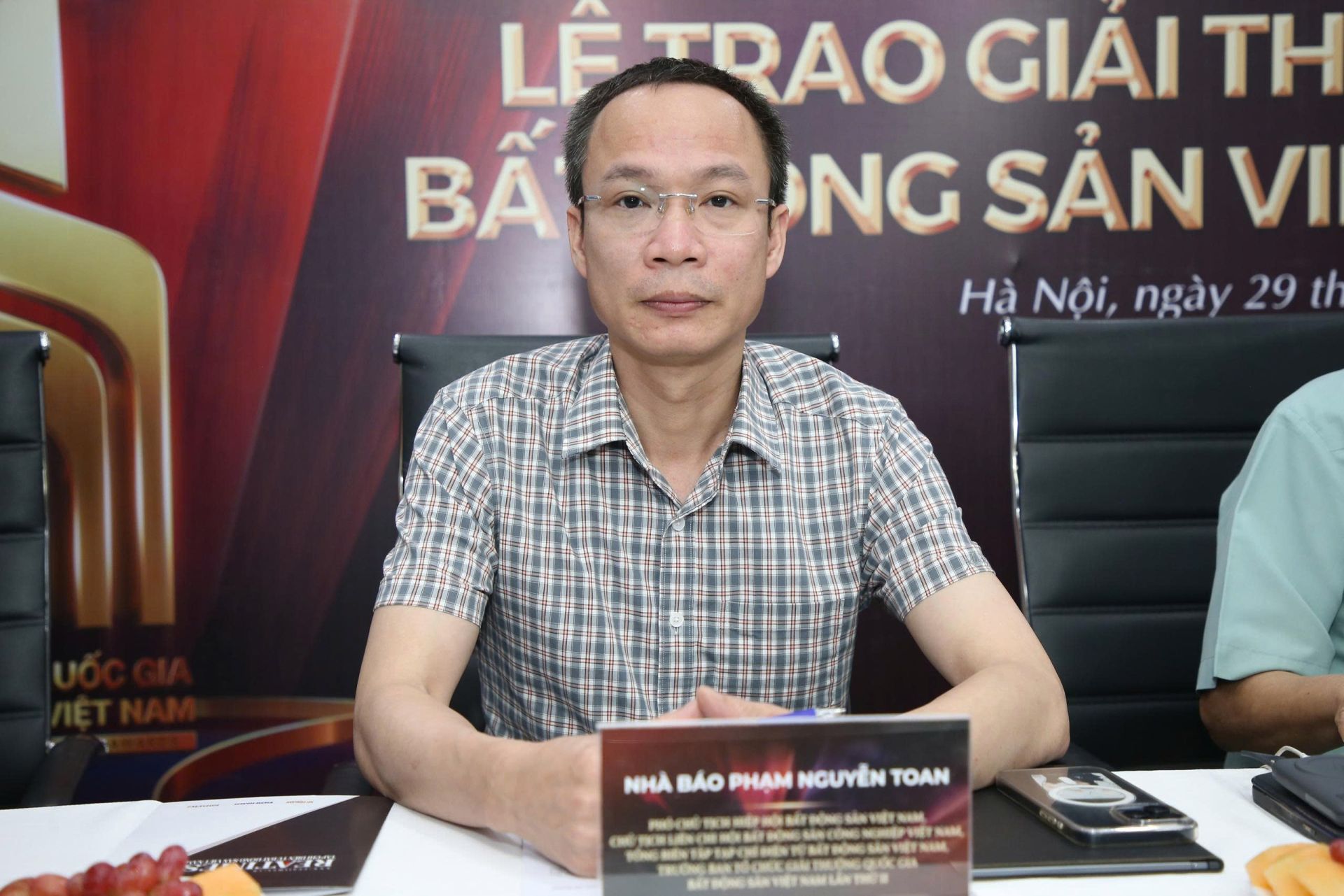 Nhà báo Phạm Nguyễn Toan, Trưởng Ban Tổ chức Giải thưởng Nhà báo Phạm Nguyễn Toan, Trưởng Ban Tổ chức Giải thưởng