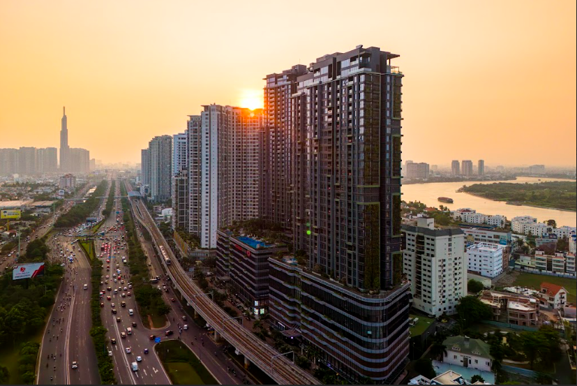 Bất động sản cao cấp tại khu Đông TP HCM, dọc tuyến metro số 1. Ảnh: Masterise Homes Bất động sản cao cấp tại khu Đông TP HCM, dọc tuyến metro số 1. Ảnh: Masterise Homes