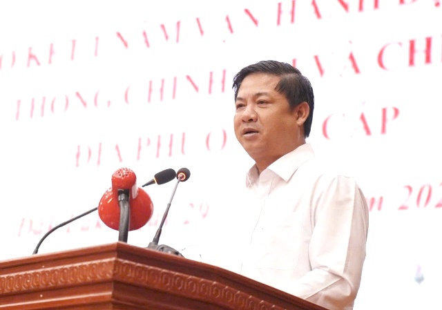 Ủy viên Trung ương Đảng, Bí thư Tỉnh ủy Lương Nguyễn Minh Triết kết luận hội nghị. Ủy viên Trung ương Đảng, Bí thư Tỉnh ủy Lương Nguyễn Minh Triết kết luận hội nghị.