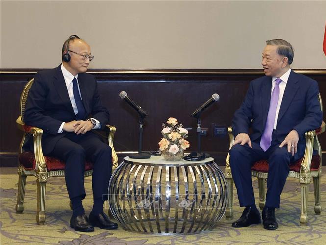Tổng Bí thư, Chủ tịch nước Tô Lâm tiếp ông Masato Kanda, Chủ tịch Ngân hàng Phát triển châu Á (ADB). Ảnh: Thống Nhất/TTXVN Tổng Bí thư, Chủ tịch nước Tô Lâm tiếp ông Masato Kanda, Chủ tịch Ngân hàng Phát triển châu Á (ADB). Ảnh: Thống Nhất/TTXVN