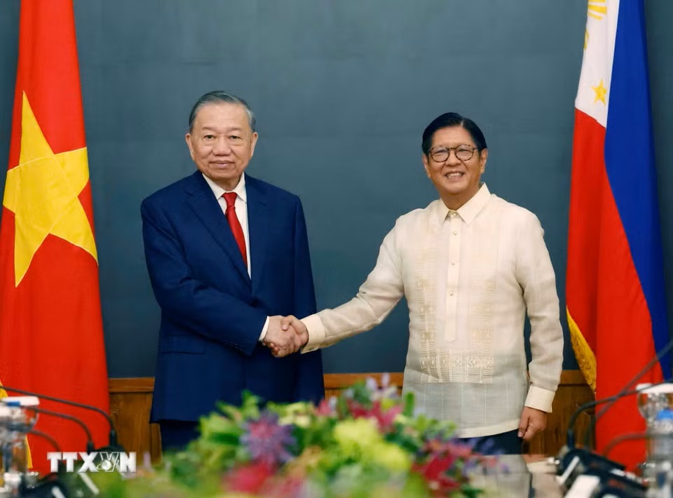 Tổng Bí thư, Chủ tịch nước Tô Lâm hội đàm với Tổng thống Philippines Ferdinand Romualdez Marcos Jr