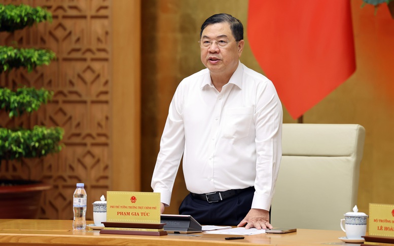 Phó Thủ tướng Thường trực Phạm Gia Túc, Chủ tịch Ủy ban quốc gia APEC 2027 chủ trì cuộc họp lần thứ ba của Ủy ban - Ảnh: VGP/Phương Nguyên Phó Thủ tướng Thường trực Phạm Gia Túc, Chủ tịch Ủy ban quốc gia APEC 2027 chủ trì cuộc họp lần thứ ba của Ủy ban - Ảnh: VGP/Phương Nguyên