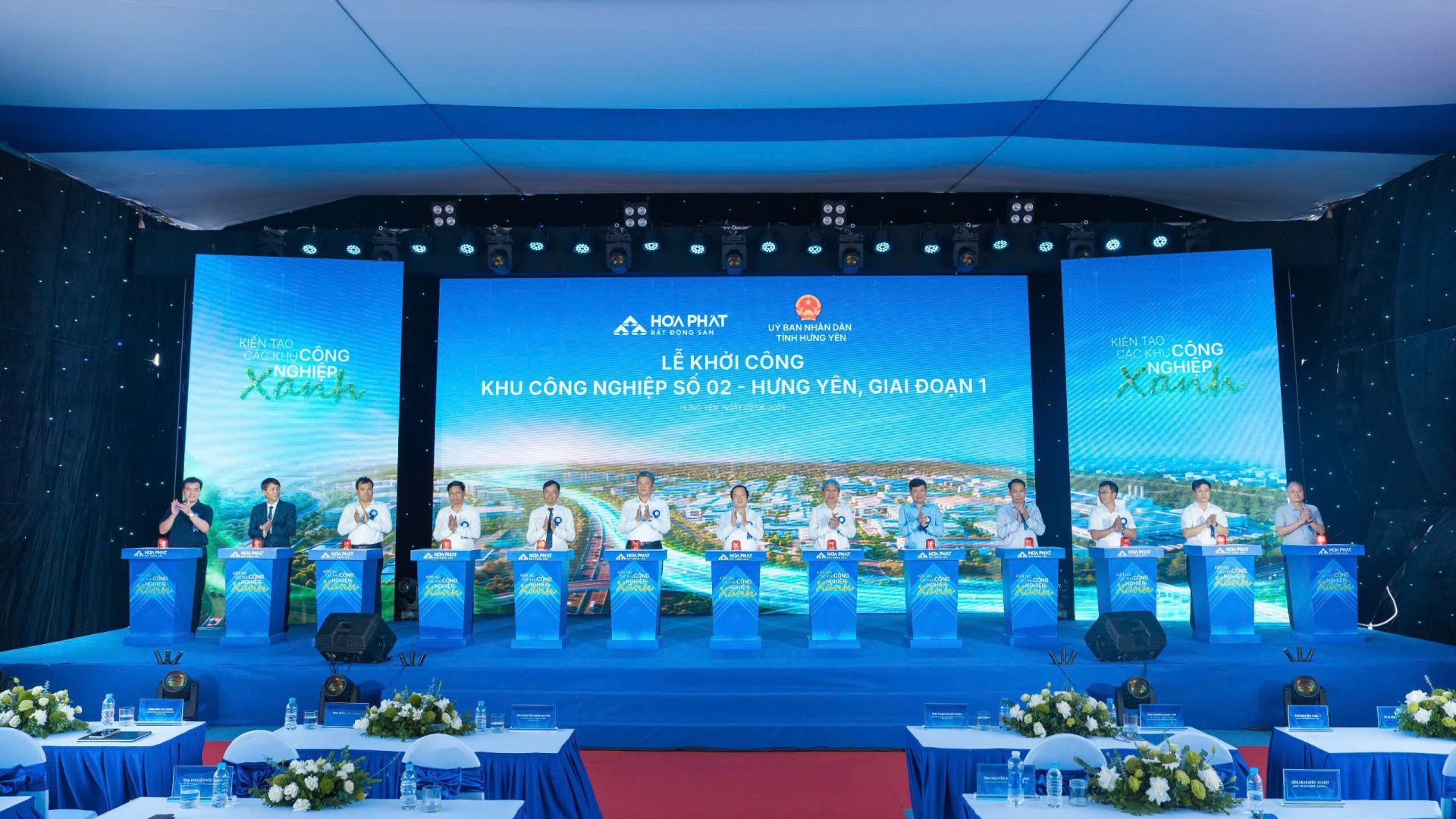 Tập đoàn Hòa Phát khởi công khu công nghiệp thứ ba tại Hưng Yên