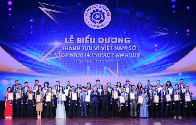 Quang cảnh Lễ vinh danh Viet Nam I4 Impact Awards 2026. Ảnh:Đ. Nguyên Quang cảnh Lễ vinh danh Viet Nam I4 Impact Awards 2026. Ảnh:Đ. Nguyên