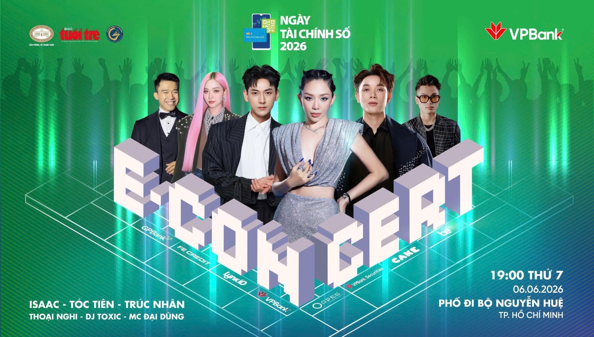 Bật mí dàn ca sĩ “triệu view” đổ bộ E-Concert tại Ngày tài chính số 2026