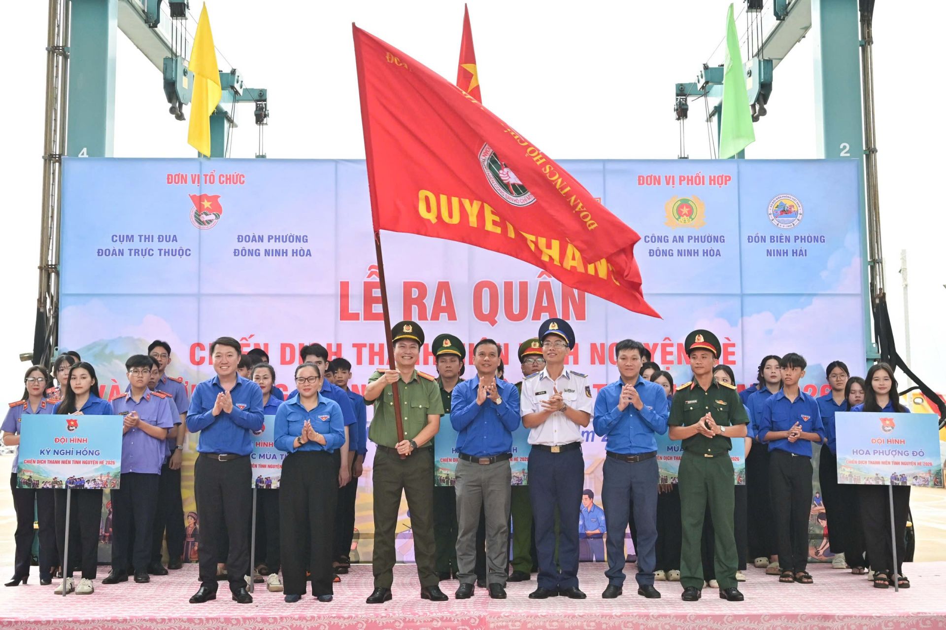 Sôi nổi Lễ ra quân Chiến dịch Thanh niên tình nguyện hè năm 2026 tại Hải đoàn 32