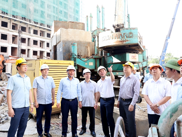 Nghệ An tập trung nguồn lực hoàn thiện các tòa nhà tái định cư CT3A, CT3B tại phường Thành Vinh