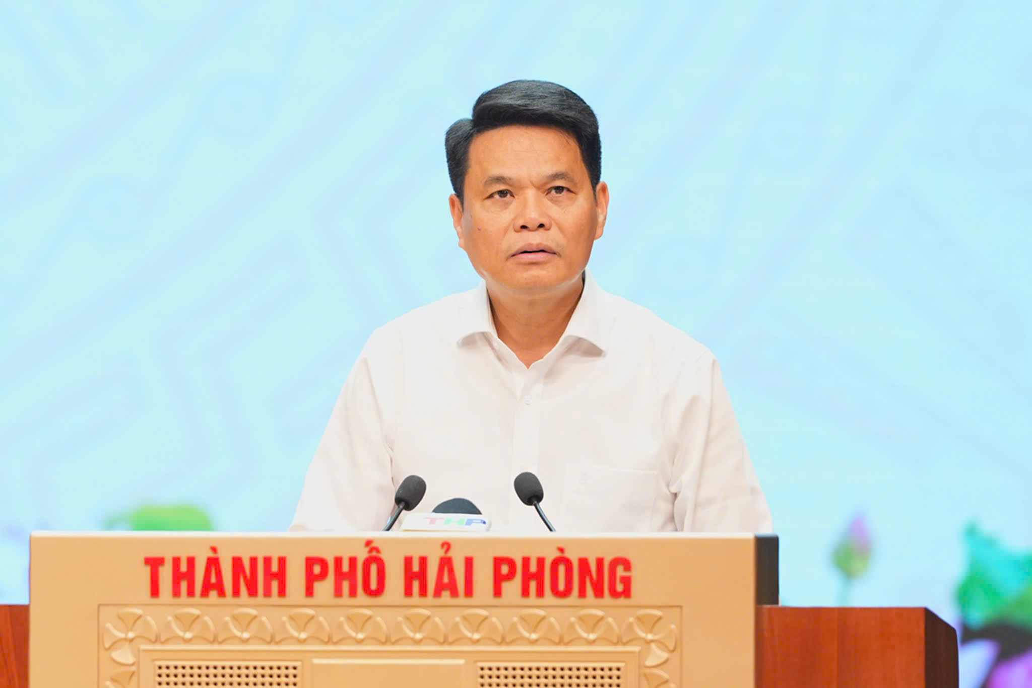 Đồng ch&iacute; B&iacute; thư Th&agrave;nh ủy L&ecirc; Ngọc Ch&acirc;u ph&aacute;t biểu chỉ đạo tại Hội nghị.