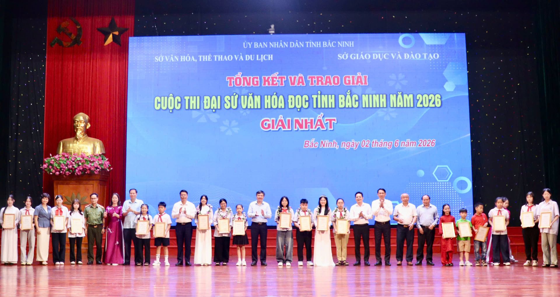 Tổng kết và trao giải cuộc thi Đại sứ Văn hóa đọc tỉnh Bắc Ninh năm 2026