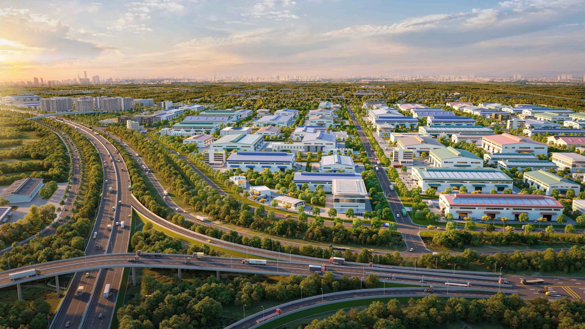 KCN Số 02 - Hưng Yên sở hữu vị trí chiến lược ngay nút giao Yên Mỹ, điểm kết nối trực tiếp giữa cao tốc Hà Nội - Hải Phòng và cao tốc Hưng Yên - Thái Bình. Ảnh: HPG KCN Số 02 - Hưng Yên sở hữu vị trí chiến lược ngay nút giao Yên Mỹ, điểm kết nối trực tiếp giữa cao tốc Hà Nội - Hải Phòng và cao tốc Hưng Yên - Thái Bình. Ảnh: HPG