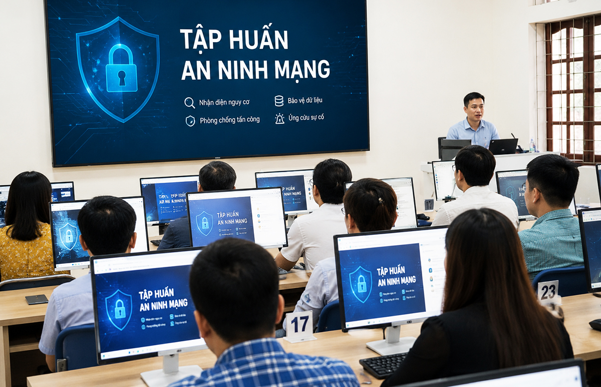 Tập huấn an ninh mạng cho c&aacute;c cơ quan tr&ecirc;n địa b&agrave;n tỉnh Bắc Ninh.