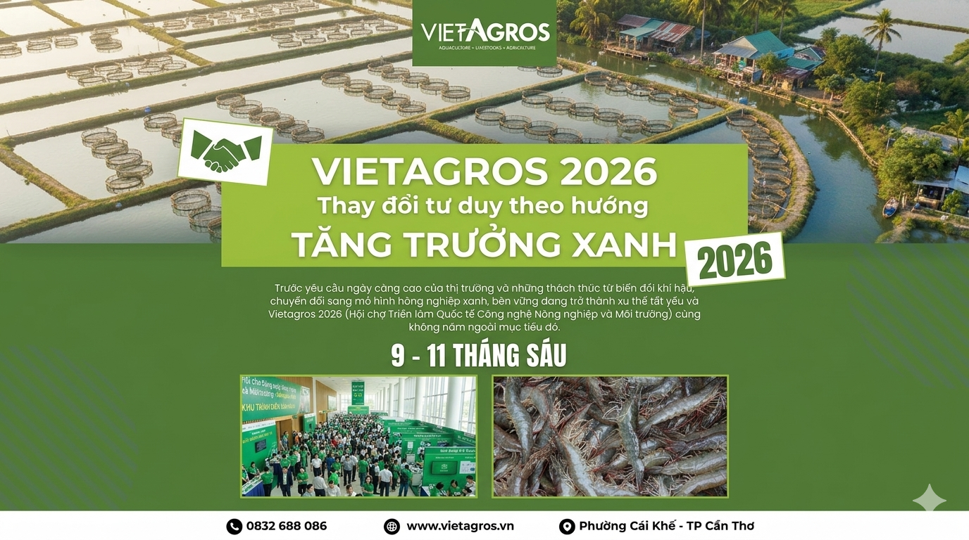 VietAgros 2026: Quy tụ hơn 250 gian hàng công nghệ, thúc đẩy đổi mới sáng tạo trong lĩnh vực nông nghiệp