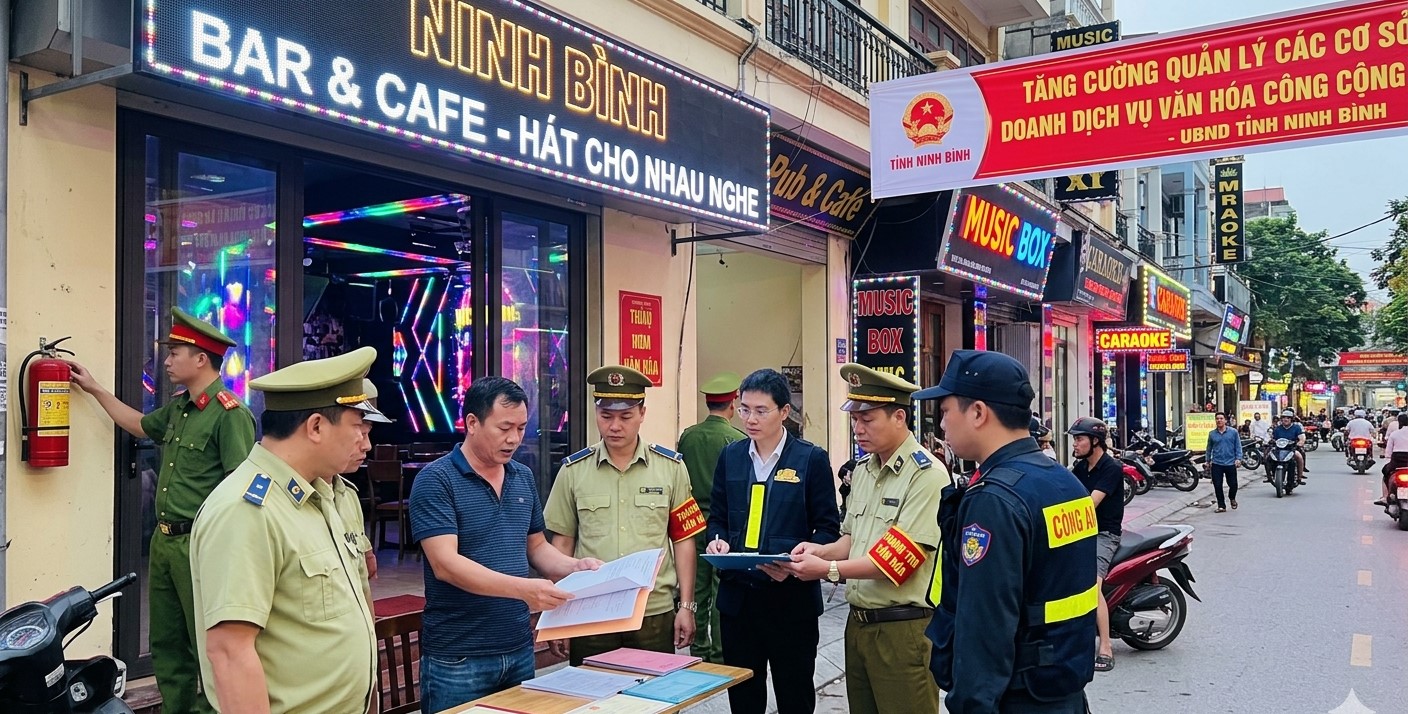 Ninh Bình: Tăng cường quản lý các cơ sở kinh doanh dịch vụ văn hóa công cộng