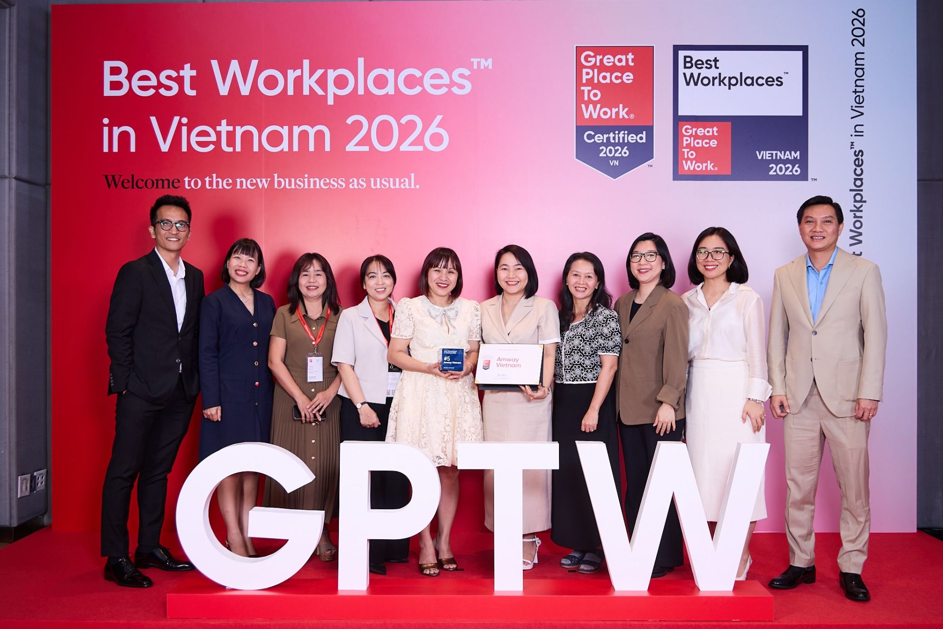 Amway Việt Nam tiếp tục khẳng định thương hiệu, vị thế trong Top nơi làm việc hàng đầu năm 2026