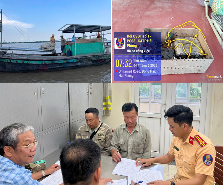 Hải Phòng: Phát hiện, ngăn chặn 2 trường hợp khai thác thủy sản bằng kích điện