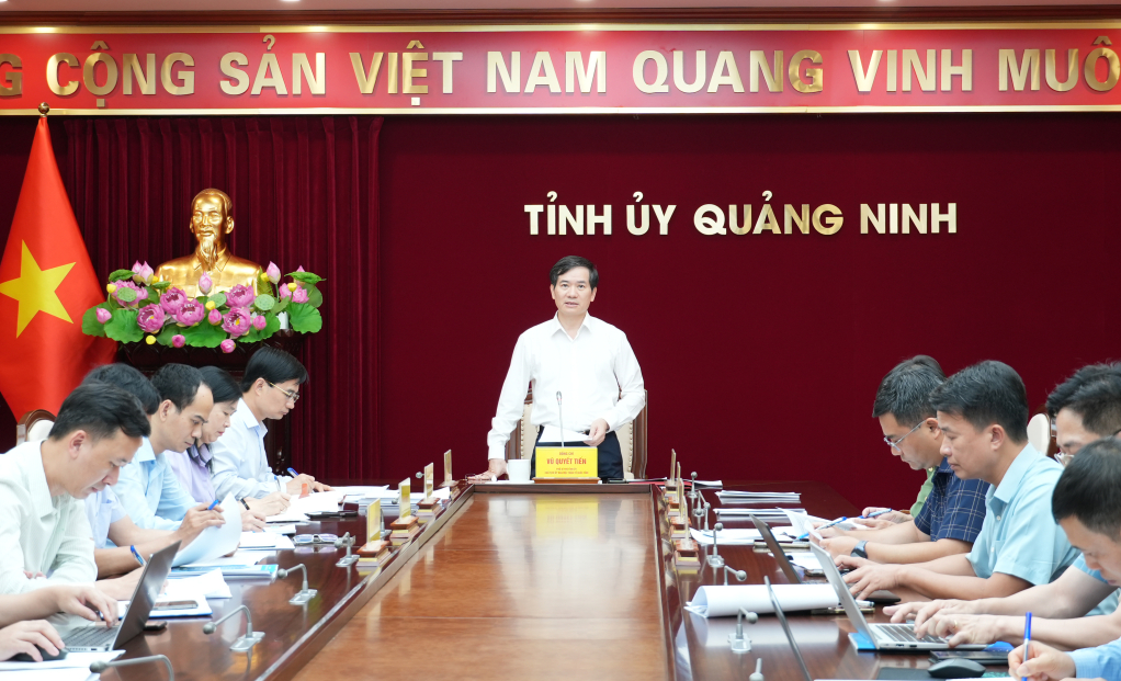 Tổ Công tác số 2 Tỉnh ủy Quảng Ninh triển khai nhiệm vụ rà soát, tháo gỡ vướng mắc các dự án chậm tiến độ