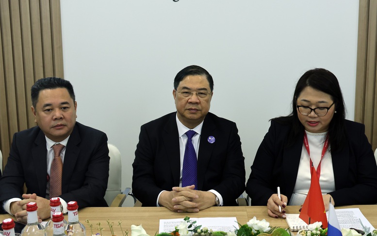 Ph&oacute; Thủ tướng Thường trực Phạm Gia T&uacute;c khẳng định Việt Nam coi trọng quan hệ hữu nghị truyền thống v&agrave; Đối t&aacute;c chiến lược to&agrave;n diện với Nga - Ảnh: VGP/Phương Nguy&ecirc;n
