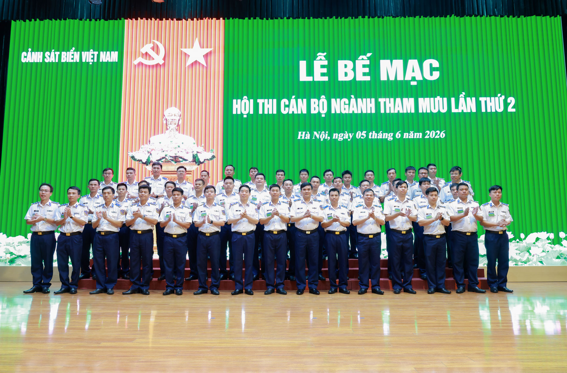 Bế mạc Hội thi cán bộ ngành Tham mưu Cảnh sát biển Việt Nam lần thứ hai
