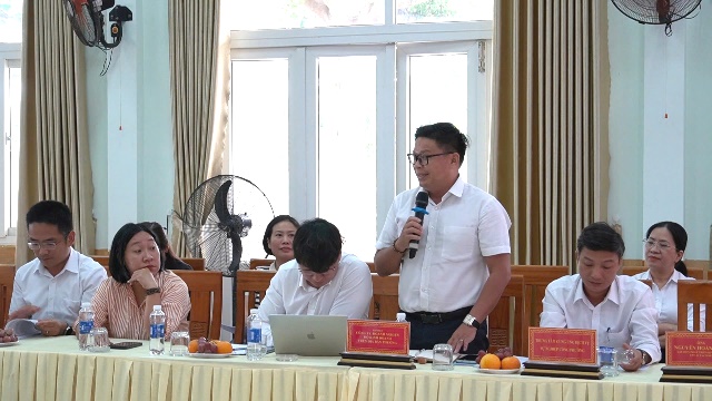 Đại diện c&aacute;c đơn vị tham gia g&oacute;p &yacute; ho&agrave;n thiện Đề &aacute;n.
