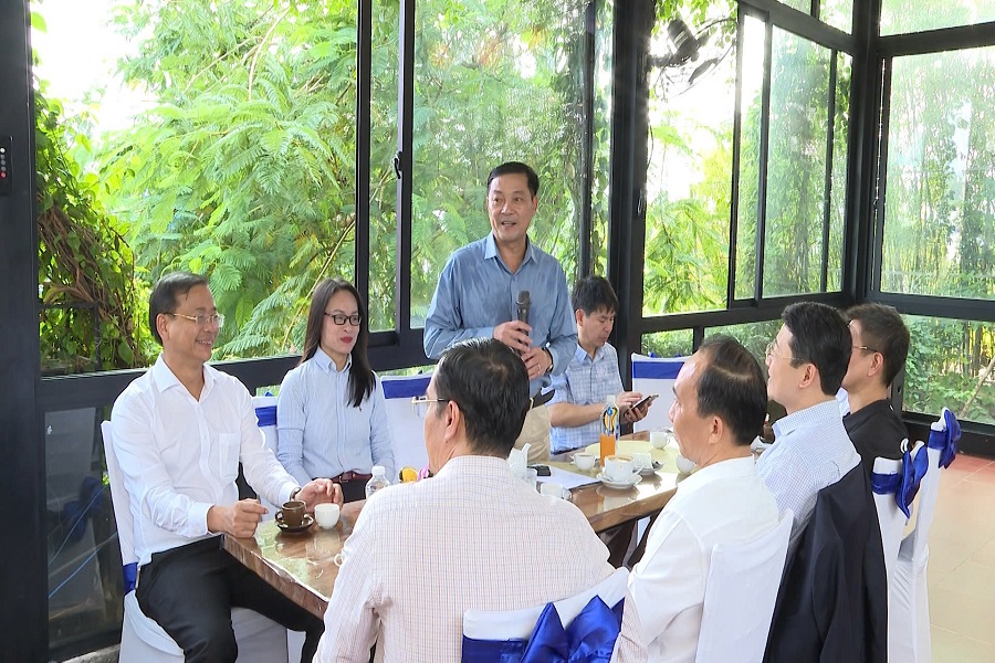 Ủy vi&ecirc;n Ban Thường vụ Tỉnh ủy, Ph&oacute; Chủ tịch Thường trực UBND tỉnh L&ecirc; Trọng Y&ecirc;n ph&aacute;t biểu tại chương tr&igrave;nh.