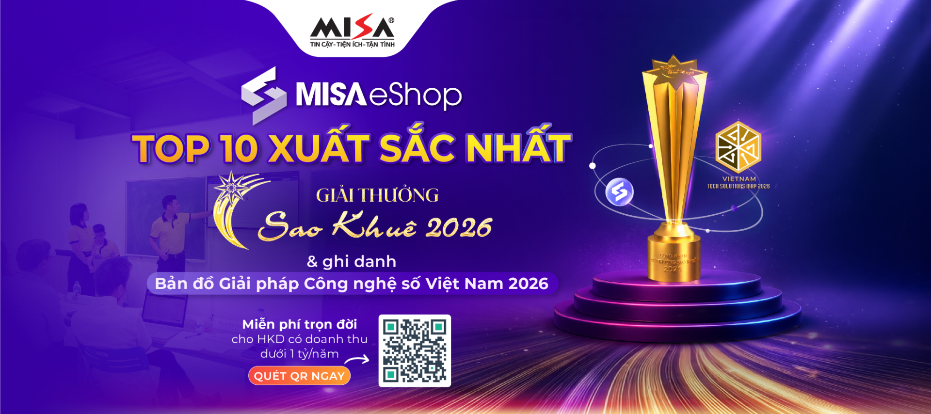 MISA l&agrave; v&iacute; dụ ti&ecirc;u biểu trong việc x&acirc;y dựng thương hiệu dựa tr&ecirc;n nền tảng c&ocirc;ng nghệ v&agrave; hệ sinh th&aacute;i số