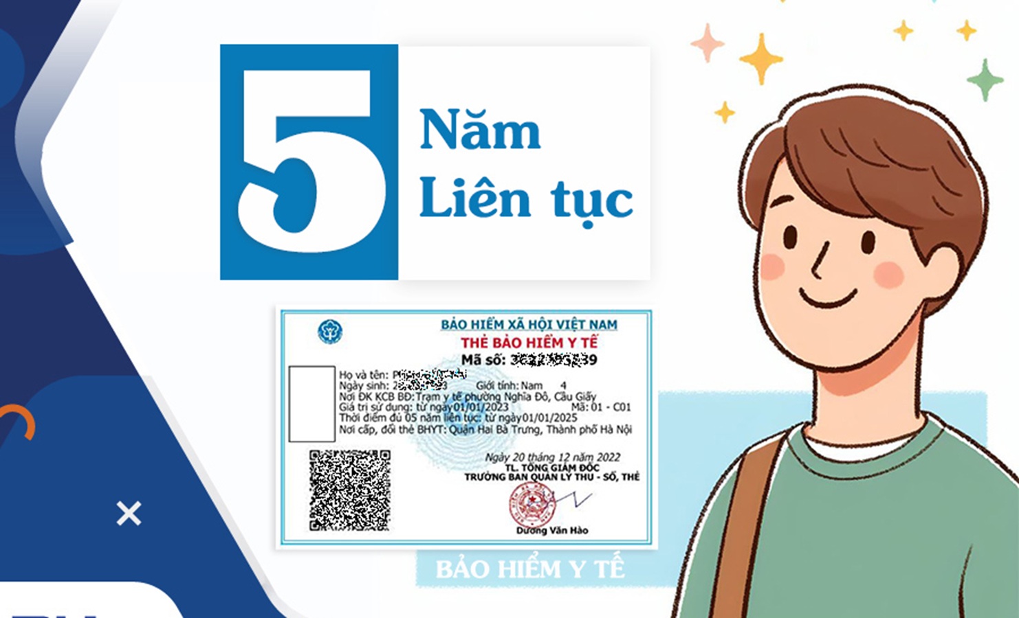 Điều kiện để người tham gia bảo hiểm y tế 5 năm liên tục được miễn phần đồng chi trả
