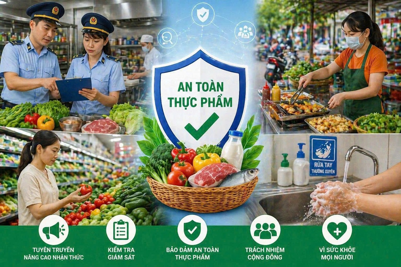 Ngày An toàn Thực phẩm Thế giới 7/6: Hành động quyết liệt trước làn sóng ngộ độc