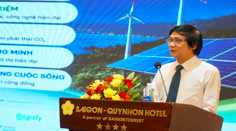 KTS. TS Trần Ngọc Chính, nguyên Thứ trưởng Bộ XD – Chủ tịch Hội QHVN, tham dự, phát biểu chào mừng Hội nghị KHCS KTS. TS Trần Ngọc Chính, nguyên Thứ trưởng Bộ XD – Chủ tịch Hội QHVN, tham dự, phát biểu chào mừng Hội nghị KHCS