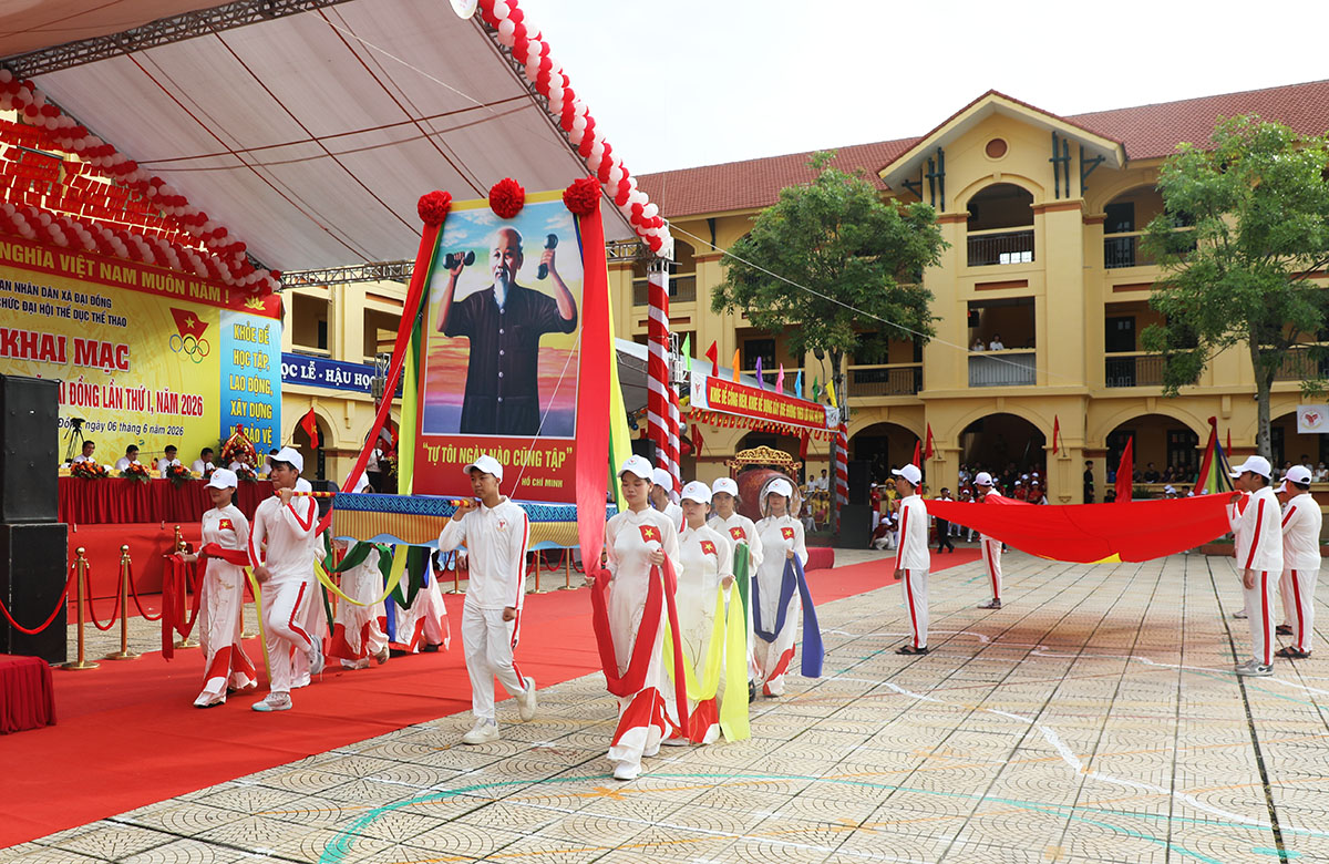 Bắc Ninh: Gần 1 nghìn vận động viên tham dự Đại hội Thể dục thể thao xã Đại Đồng lần thứ I