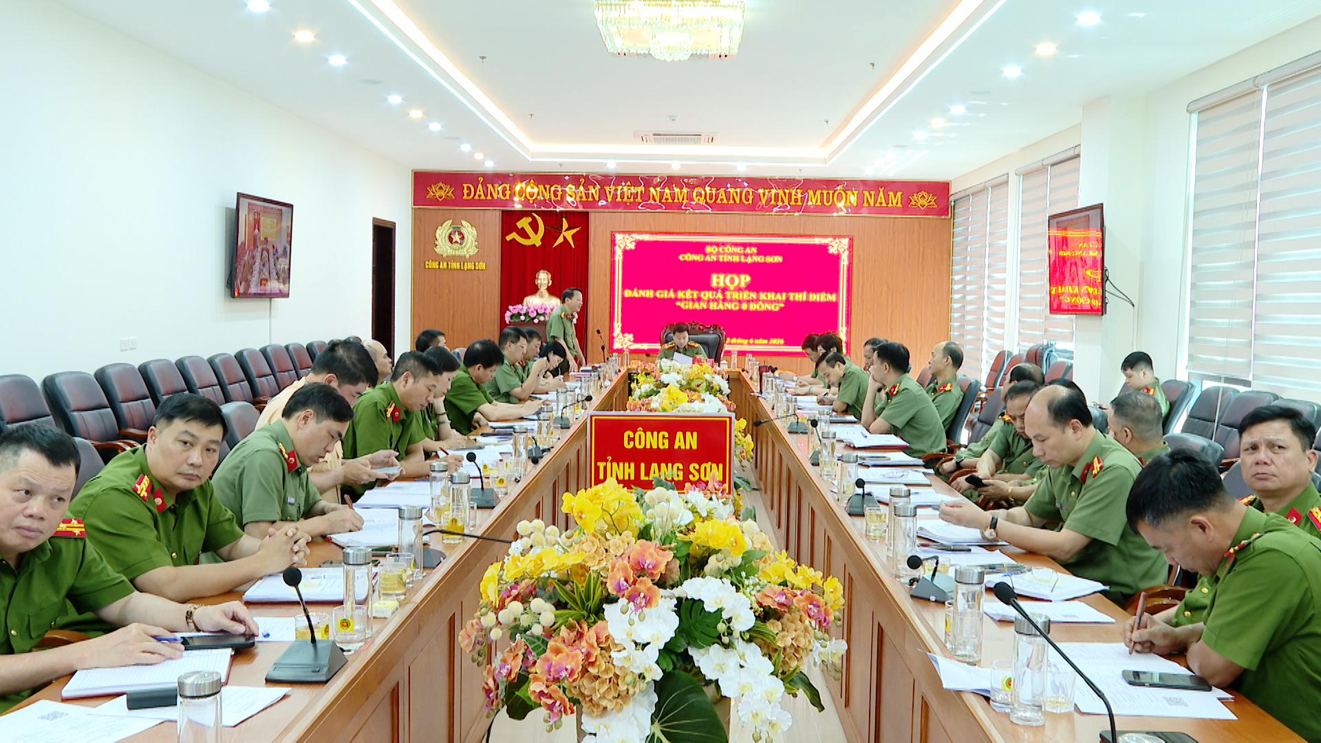 Quang cảnh hội nghị (Ảnh: Nguồn CA Lạng Sơn)