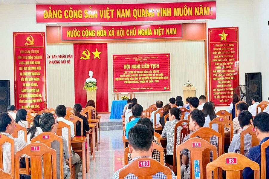 Phường Mũi N&eacute; l&agrave; một trong những địa phương được đ&aacute;nh gi&aacute; cao trong việc chủ động sắp xếp th&ocirc;n, tổ d&acirc;n phố