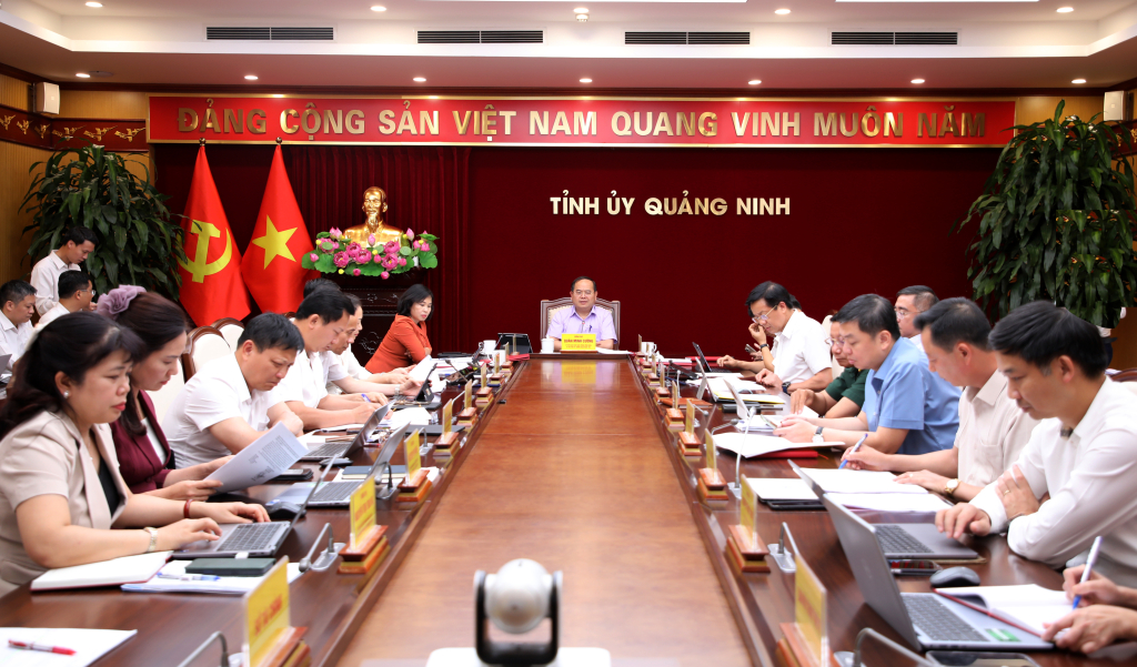 Ban Thường vụ Tỉnh ủy Quảng Ninh cho ý kiến về phương án sắp xếp lại thôn, bản, khu phố
