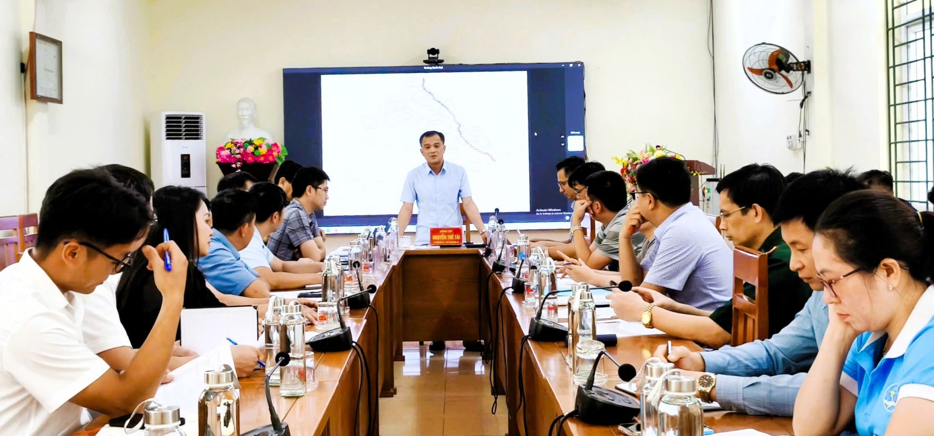 Triển khai phương &aacute;n sắp xếp th&ocirc;n tại x&atilde; Trịnh Tường